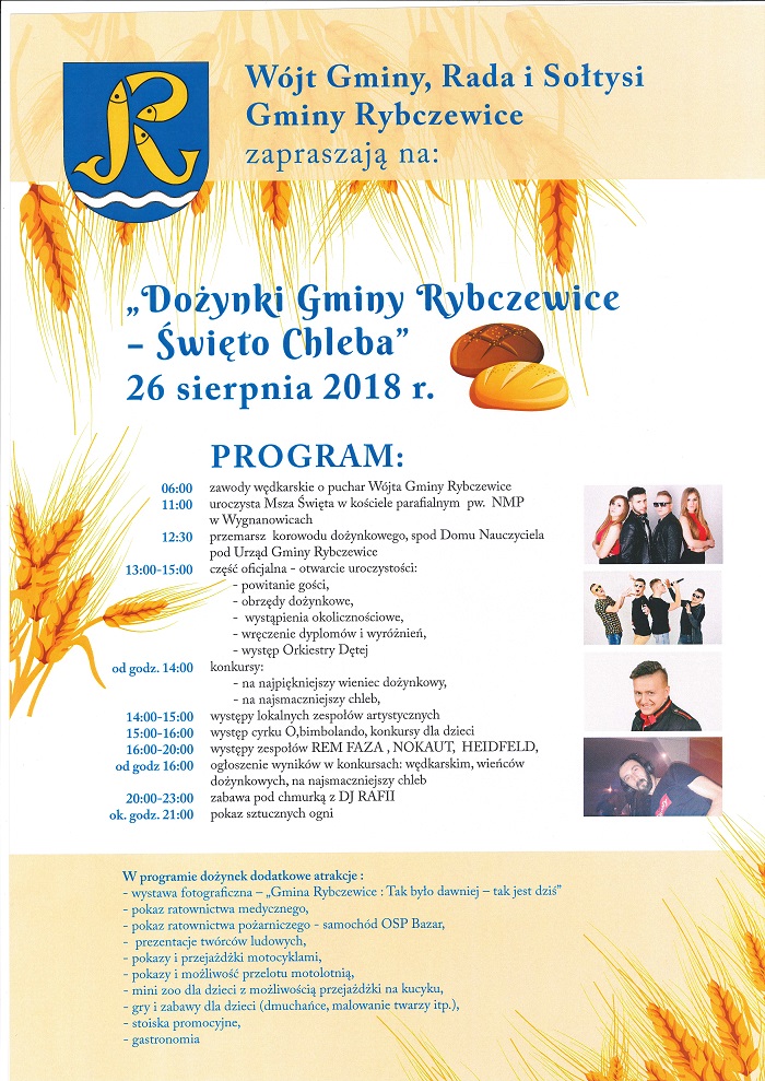 Dożynki 2018 Rybczewice