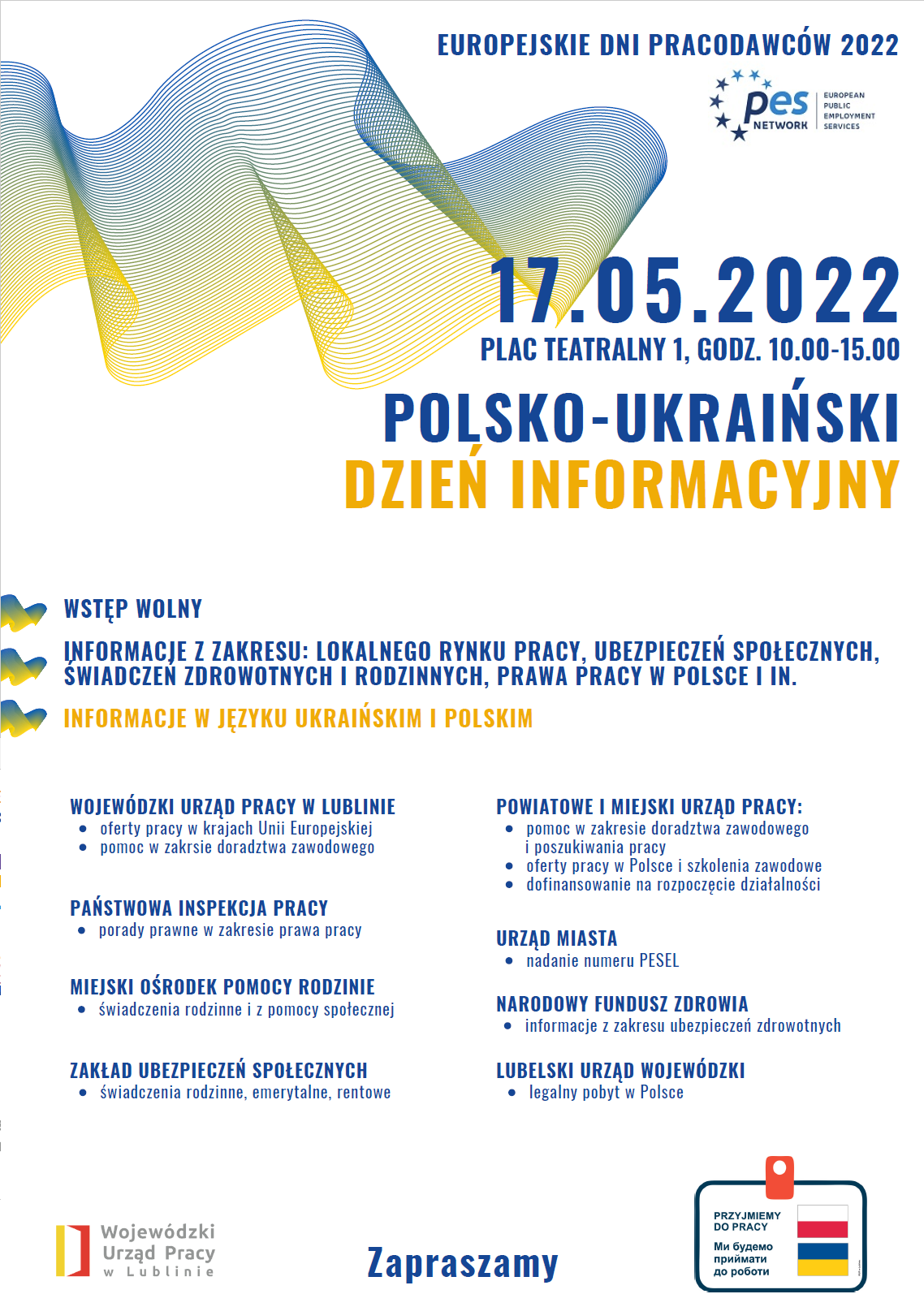 Polsko-Ukraiński Dzień Informacyjny - plakat