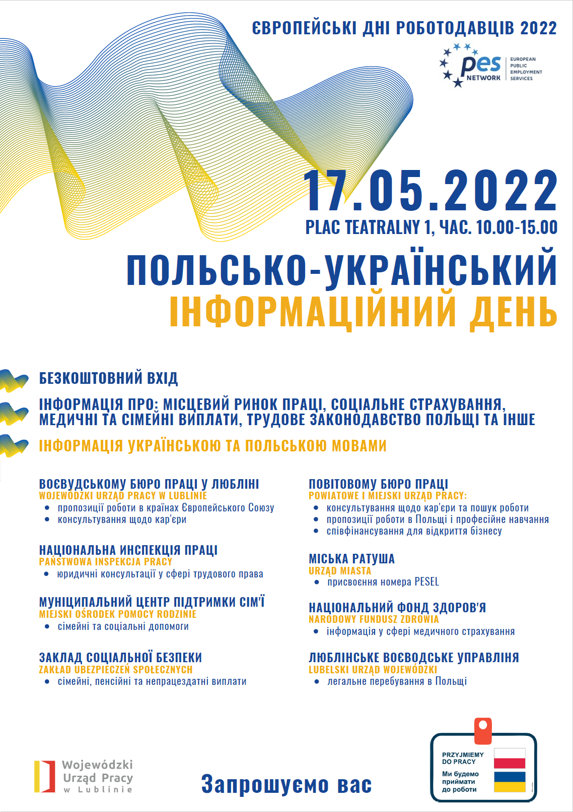 Polsko-Ukraiński Dzień Informacyjny - plakat