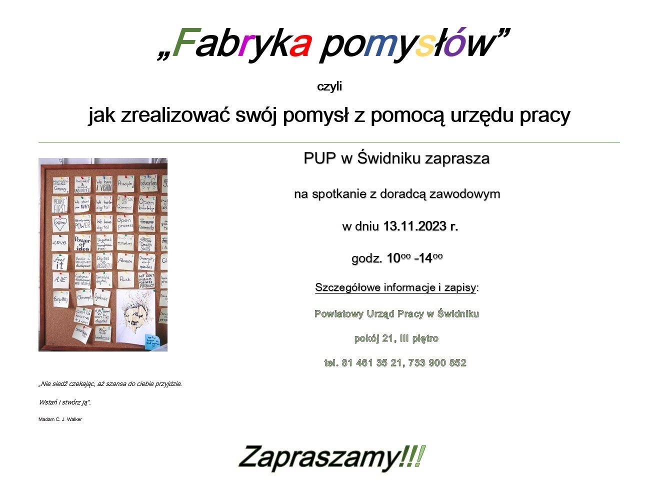 Fabryka pomysłów - plakat