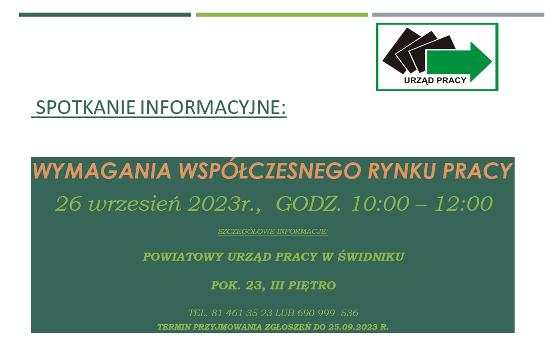 26.09 wymagania współczesnego rynku pracy - plakat